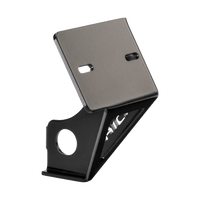 Rick's Side License Plate Bracket / Gloss Black - Softail 00 - 07 - Henne Company