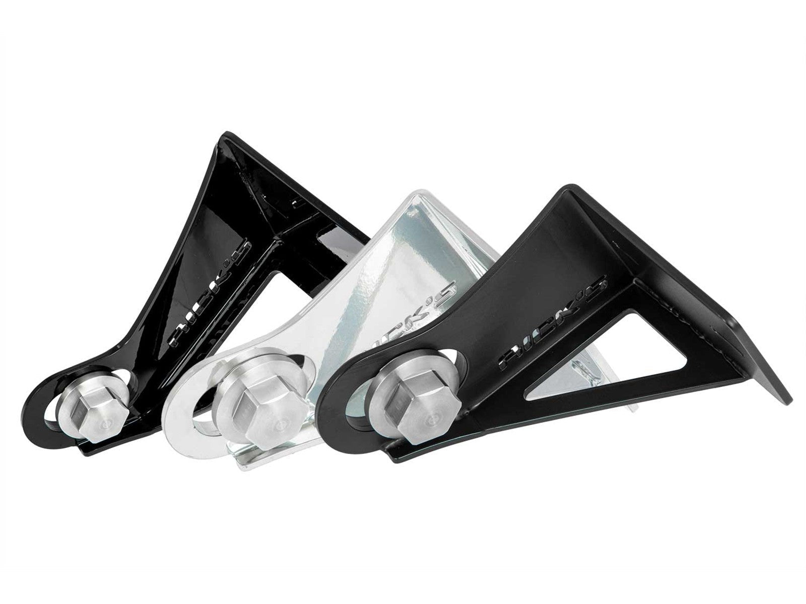 Rick's Side License Plate Bracket / Gloss Black - Softail 18 - up - Henne Company