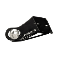 Rick's Side License Plate Bracket / Gloss Black - Softail 18 - up - Henne Company