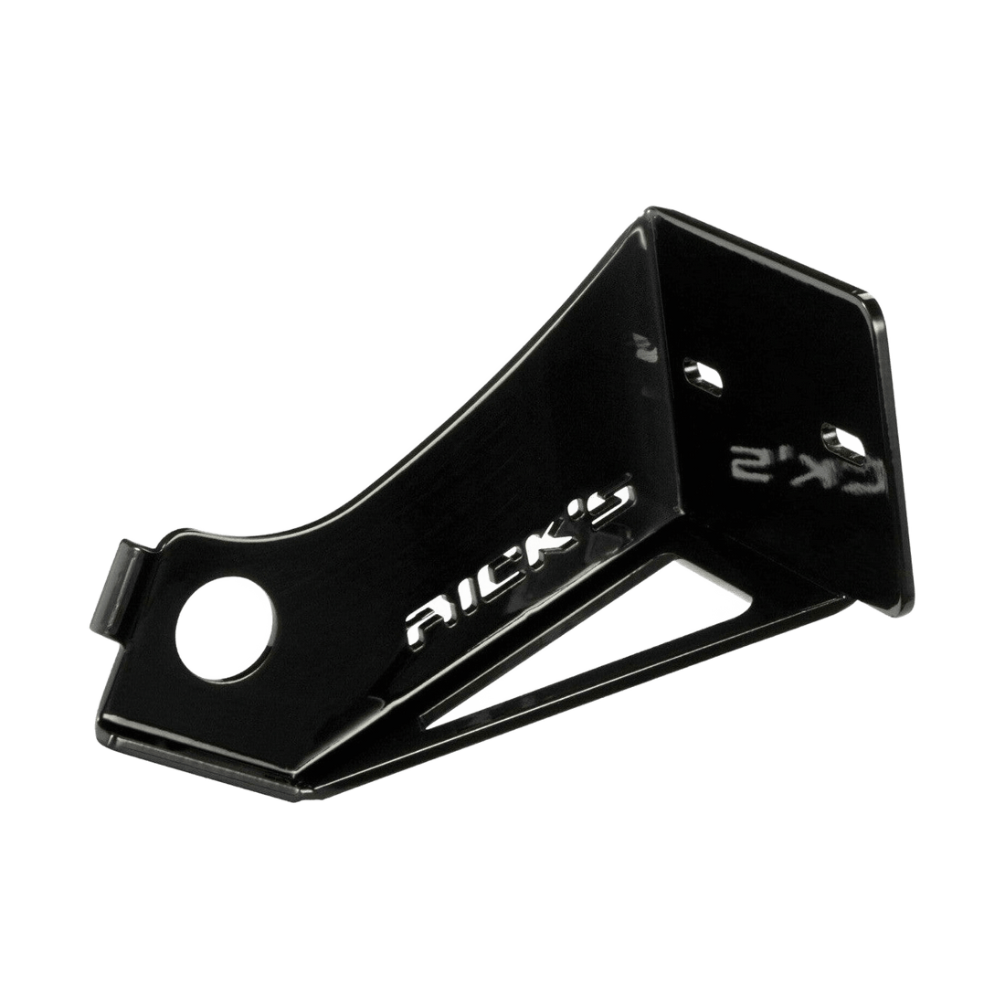 Rick's Side License Plate Bracket / Gloss Black - Sportster 05 - 20 / Nightster 22 - up - Henne Company