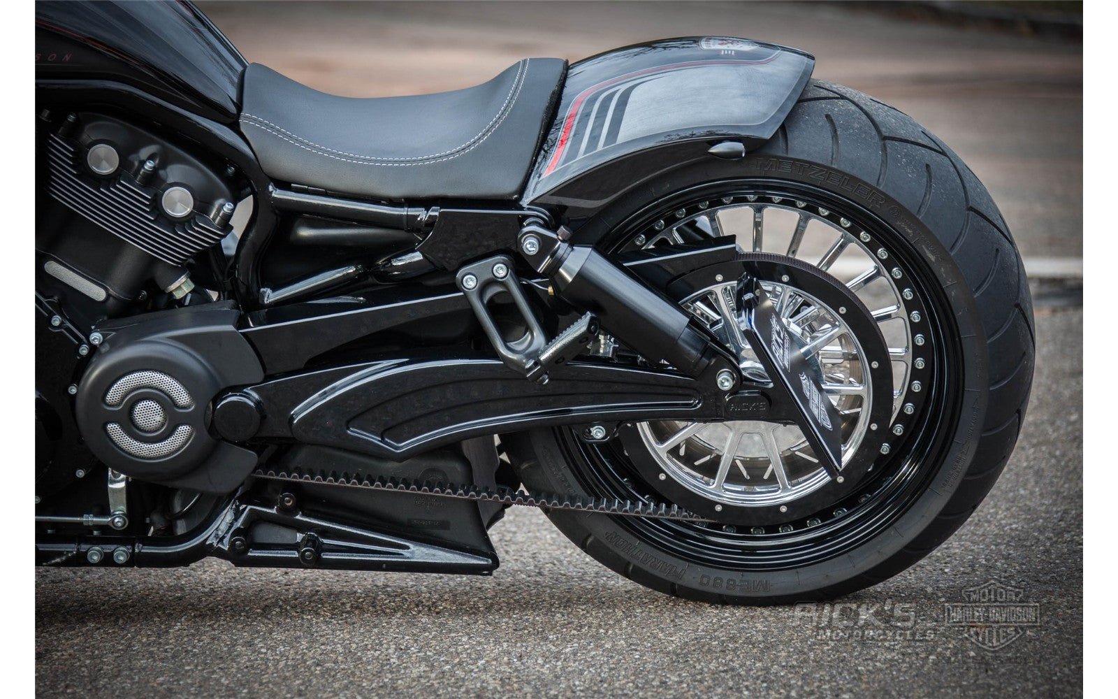 Rick's Side License Plate Bracket (Rick's Swingarm) - V - Rod 07 - 17 - Henne Company