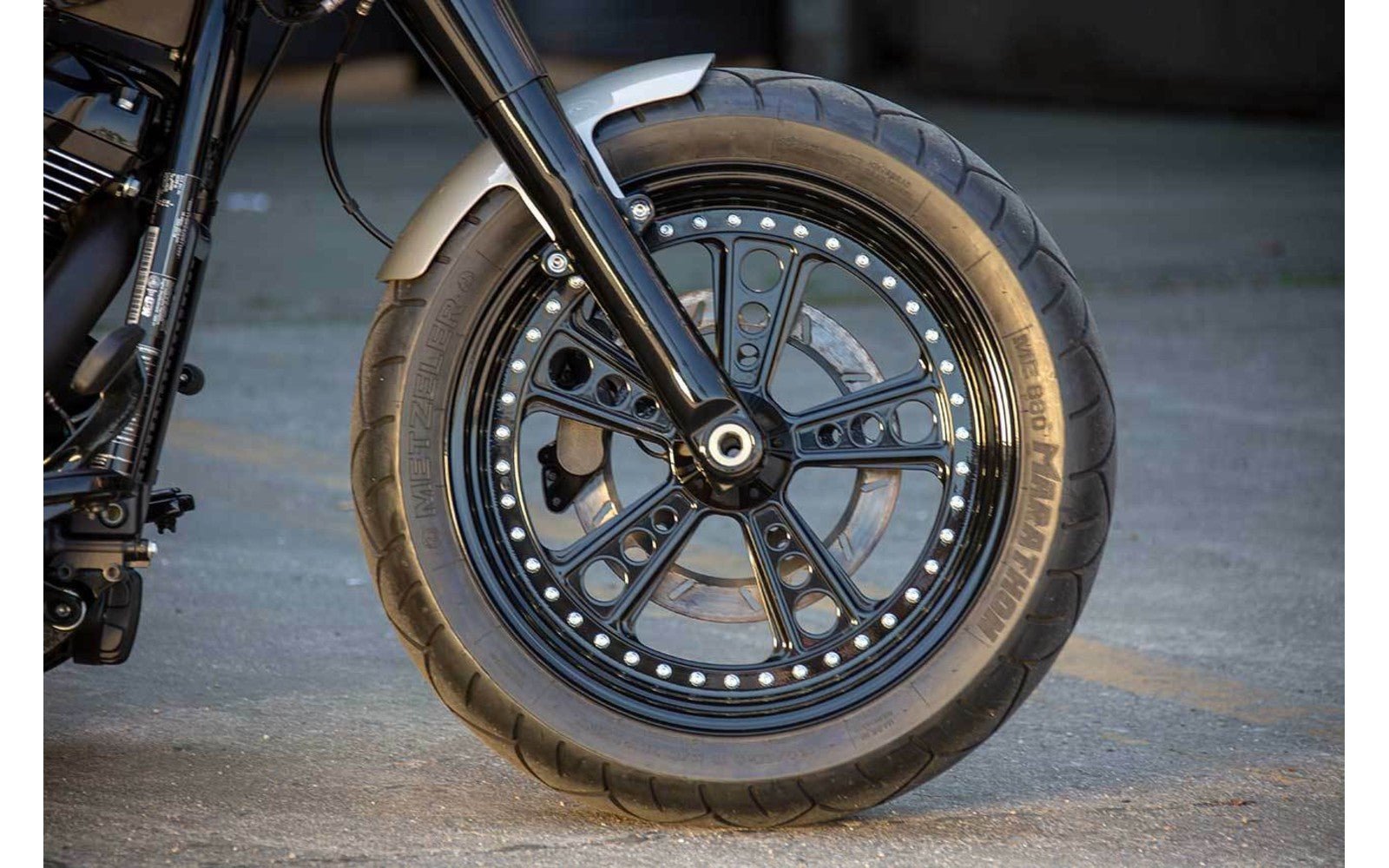 Rick's Steel Front Fender "Short" - Fat Boy 18 - up - Henne Company