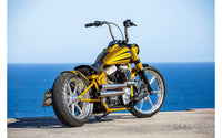 Rick's Steel Rear Fender "Bobber" 200 Tire - Softail Narrow 18 - up - Henne Company