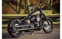 Rick's Steel Rear Fender "Bobber" 200 Tire - Softail Narrow 18 - up - Henne Company