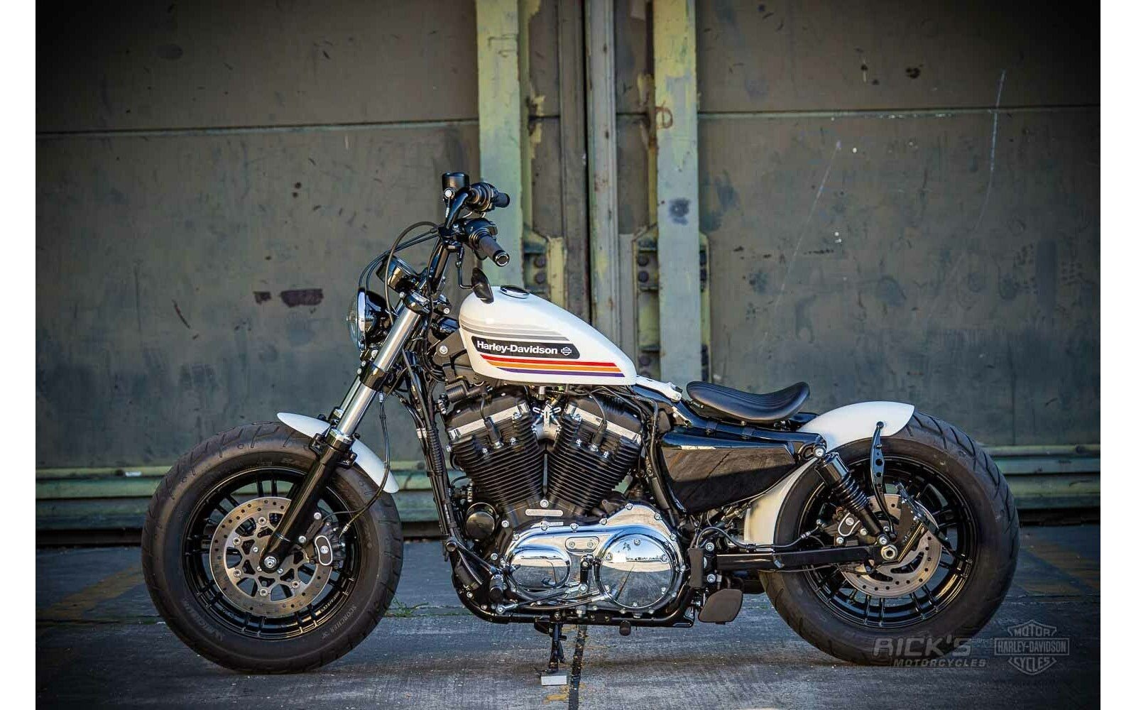 Rick's Steel Rear Fender "Bobber" - Sportster 10 - up - Henne Company