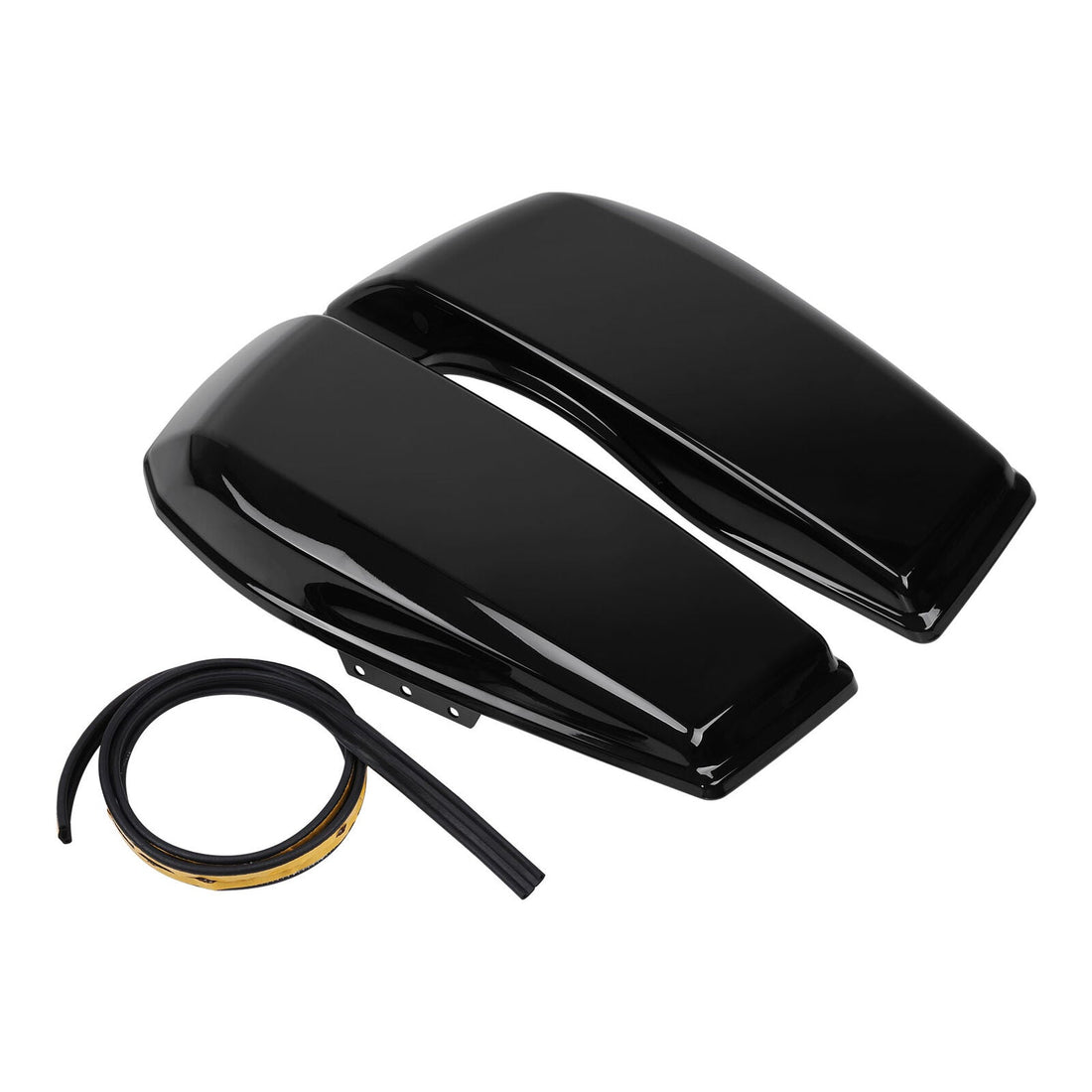 Killer Custom Saddlebag Lid Set OEM Style ABS Vivid Black - Touring 24-up