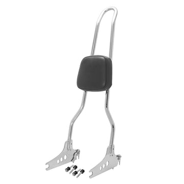 Wings Custom Sissy Bar King 30" Detachable - Softail Custom 07-10 - Polished Stainless Steel