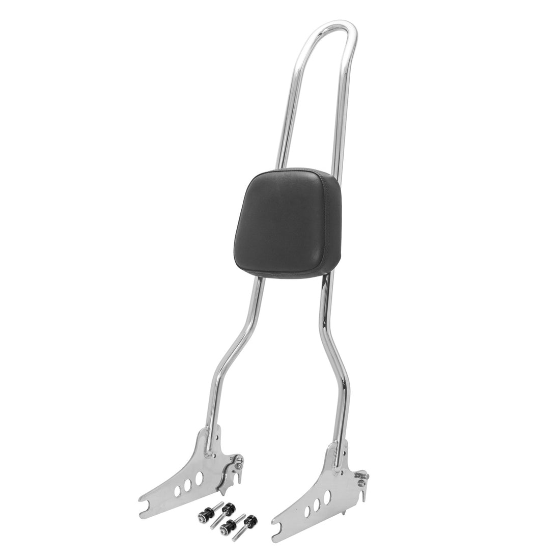 Wings Custom Sissy Bar King 30" Detachable - Softail Slim 12-21 - Polished Stainless Steel