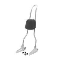 Wings Custom Sissy Bar King 30" Detachable - Fat Boy 06-26 - Polished Stainless Steel
