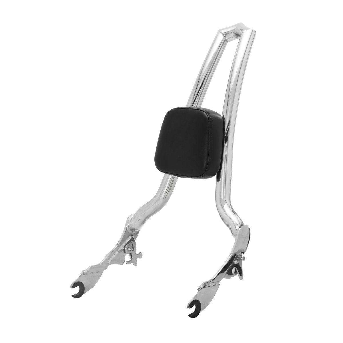 Wings Custom Sissy Bar Backbone Brutale 25" Detachable - Touring 09-26 - Polished Stainless Steel