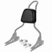 Wings Custom Sissy Bar King 20" Detachable - Breakout 13-26 - Gloss Black / Matte Black