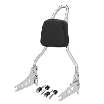 Wings Custom Sissy Bar King 20" Detachable - Softail Slim 12-21 - Polished Stainless Steel