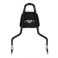 Wings Custom Sissy Bar King 20" Detachable - Softail Slim 12-21 - Gloss Black / Matte Black