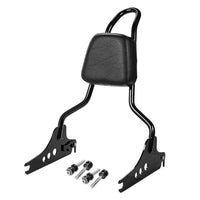 Wings Custom Sissy Bar King 20" Detachable - Softail Slim 12-21 - Gloss Black / Matte Black