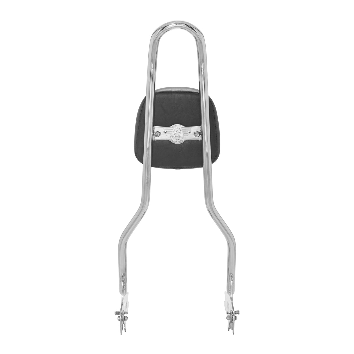Wings Custom Sissy Bar King 25" Detachable - Heritage 02-25 - Polished Stainless Steel