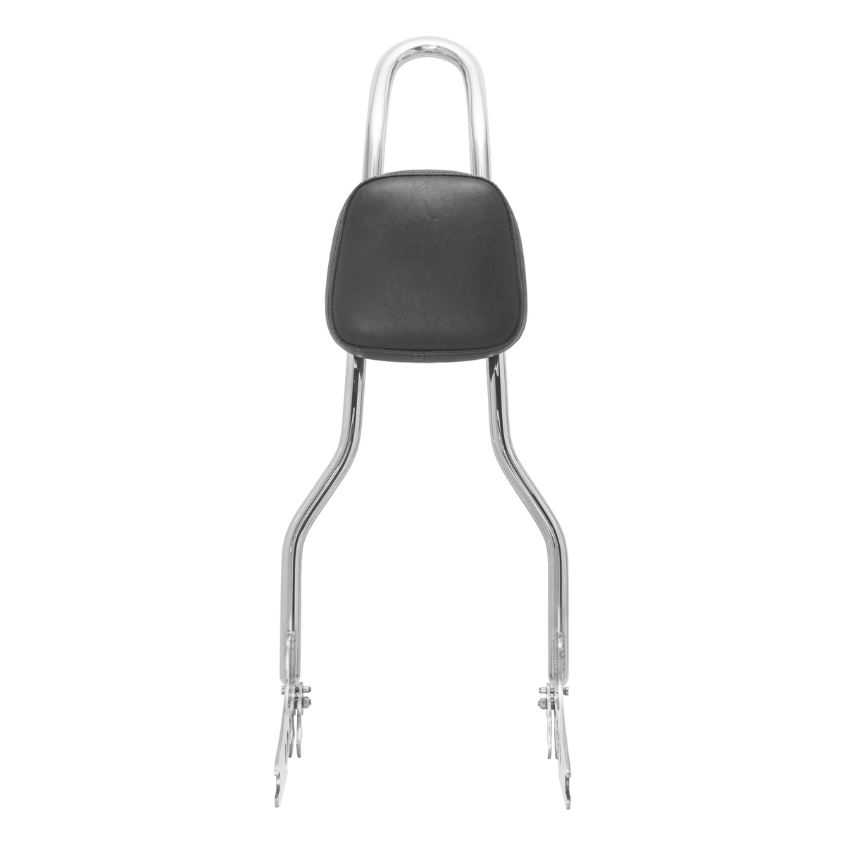 Wings Custom Sissy Bar King 25" Detachable - Fat Bob 18-24 - Polished Stainless Steel