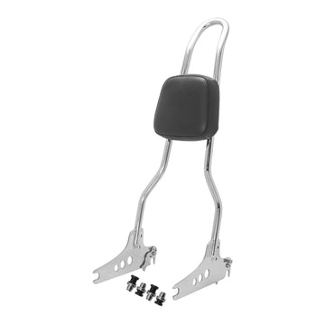 Wings Custom Sissy Bar King 25" Detachable - Sport Glide 18-21 - Polished Stainless Steel