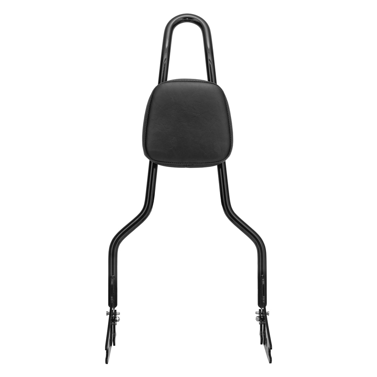 Wings Custom Sissy Bar King 25" Detachable - Softail Deluxe 05-20 - Gloss Black / Matte Black