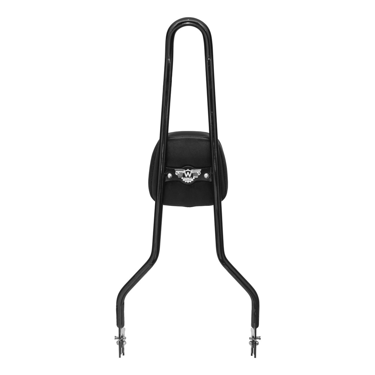 Wings Custom Sissy Bar King 30" Detachable - Softail Standard 00-11 & 21-24 - Gloss Black / Matte Black