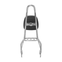 Wings Custom Sissy Bar King 25" Detachable with Luggage Rack - Fat Bob 18-24 - Polished Stainless Steel
