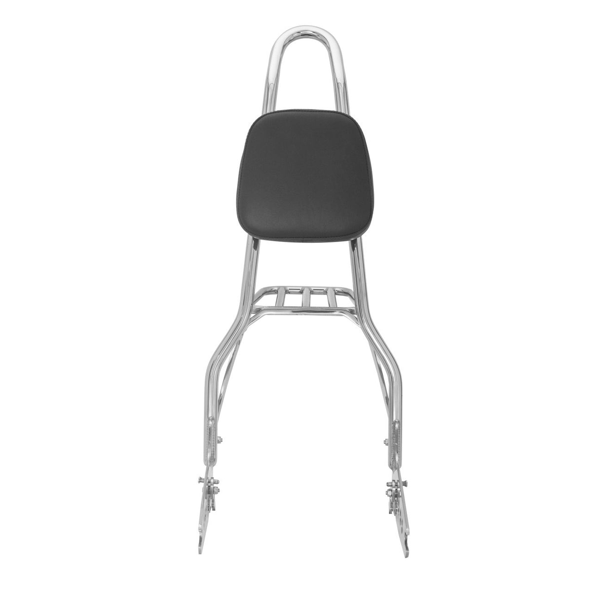 Wings Custom Sissy Bar King 25" Detachable with Luggage Rack - Softail Standard 00-11 & 21-24 - Polished Stainless Steel
