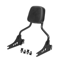 Wings Custom Sissy Bar King Low 16" Detachable - Sport Glide 18-21 - Gloss Black / Matte Black