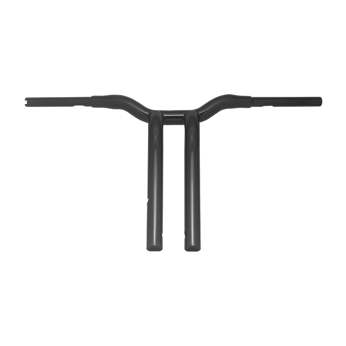 Wings Custom Sun Bar Pullback Brutale 1-1/2" Handlebars - Fat Bob 18-24 - Gloss Black / Matte Black