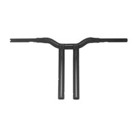Wings Custom Sun Bar Pullback Brutale 1-1/2" Handlebars - Fat Bob 18-24 - Gloss Black / Matte Black